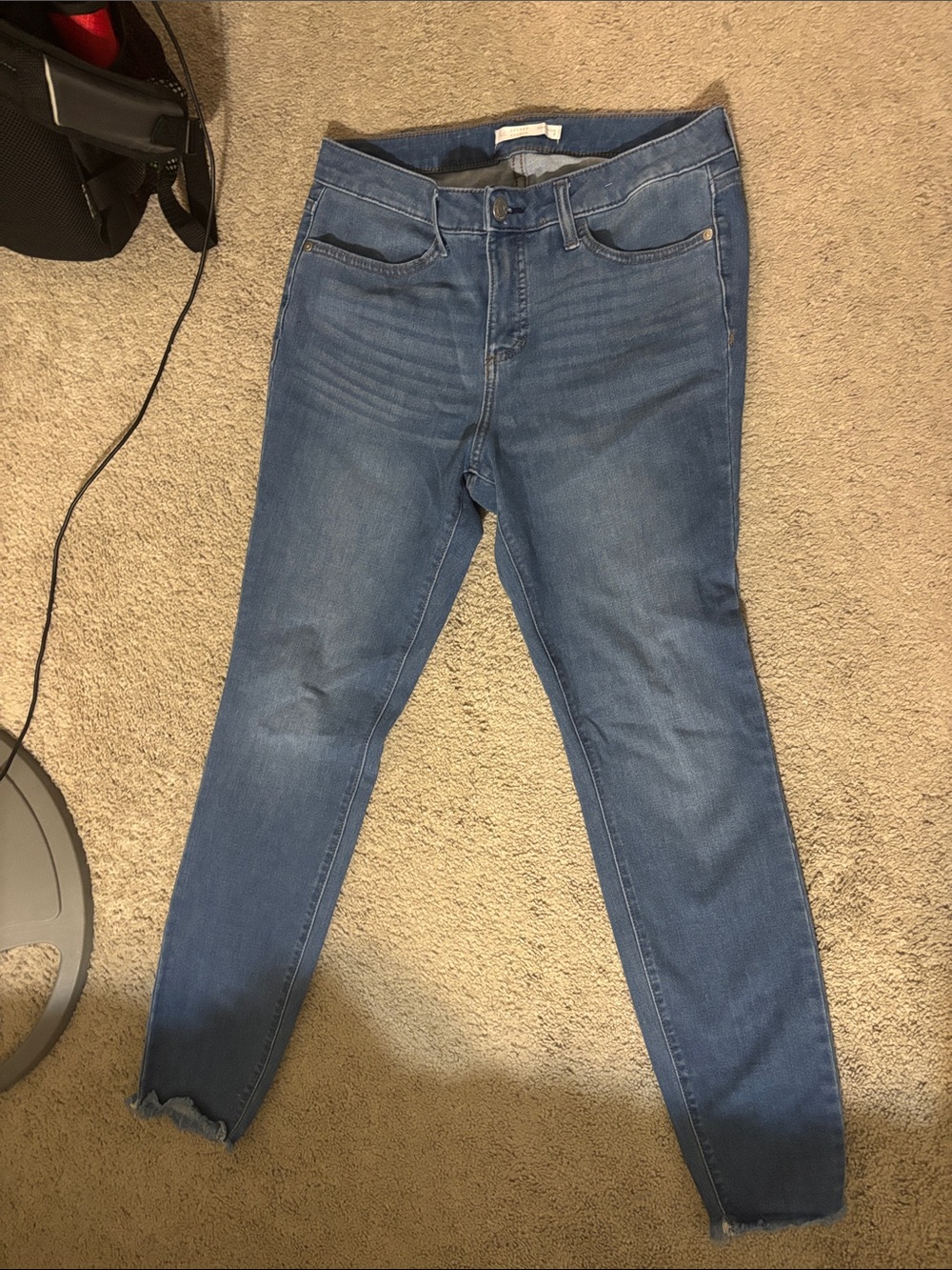 LC Lauren Conrad Skinny Jeans in Mid Blue
